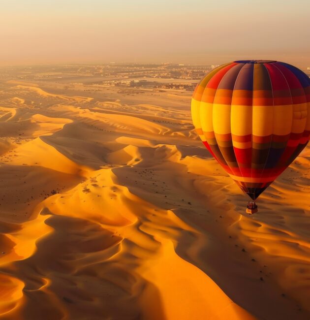 Dubai hot air balloon experience