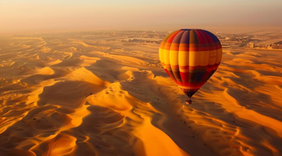 Dubai hot air balloon experience